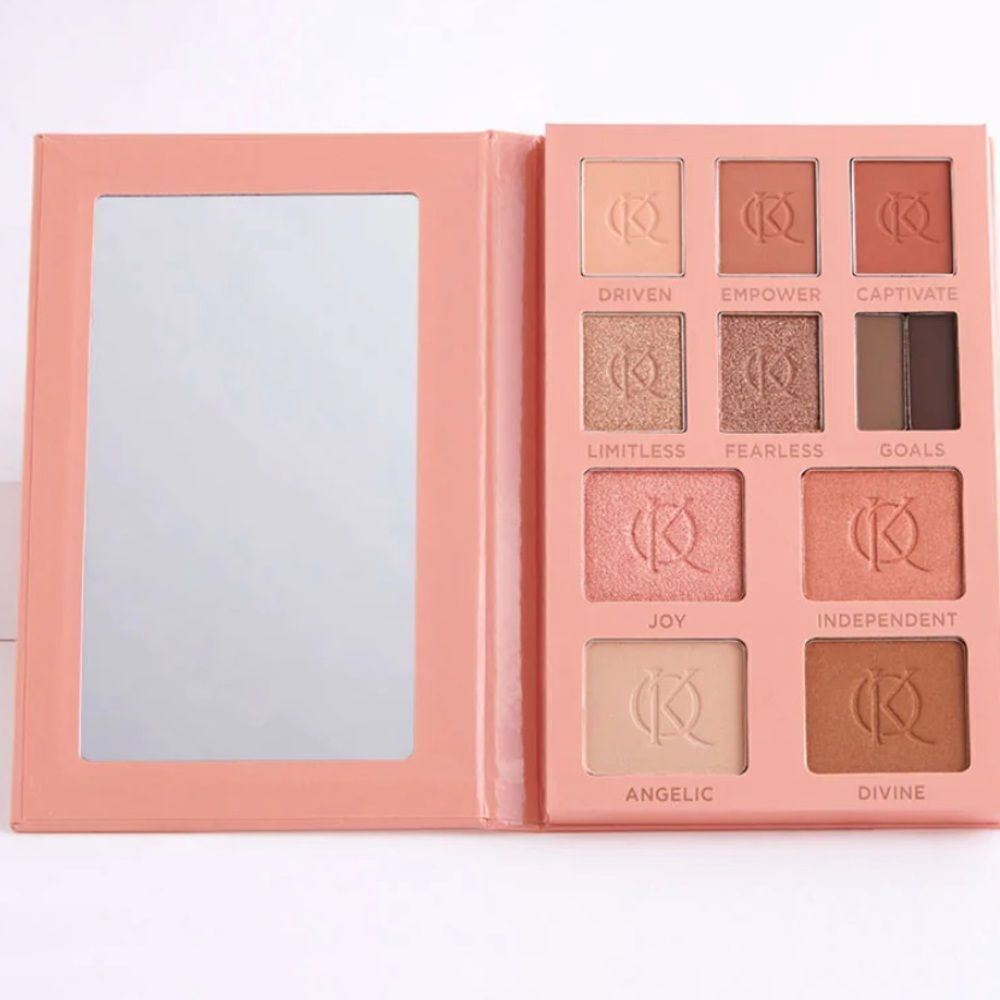 Kenia Ontiveros Beauty Glow and Go Kit 6 products in one pretty palette NEW